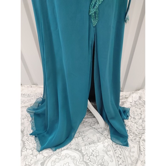 Claire's Collection Ball Pageant Gown Beaded Crystal Embellished Sz 10 - Picture 6 of 13